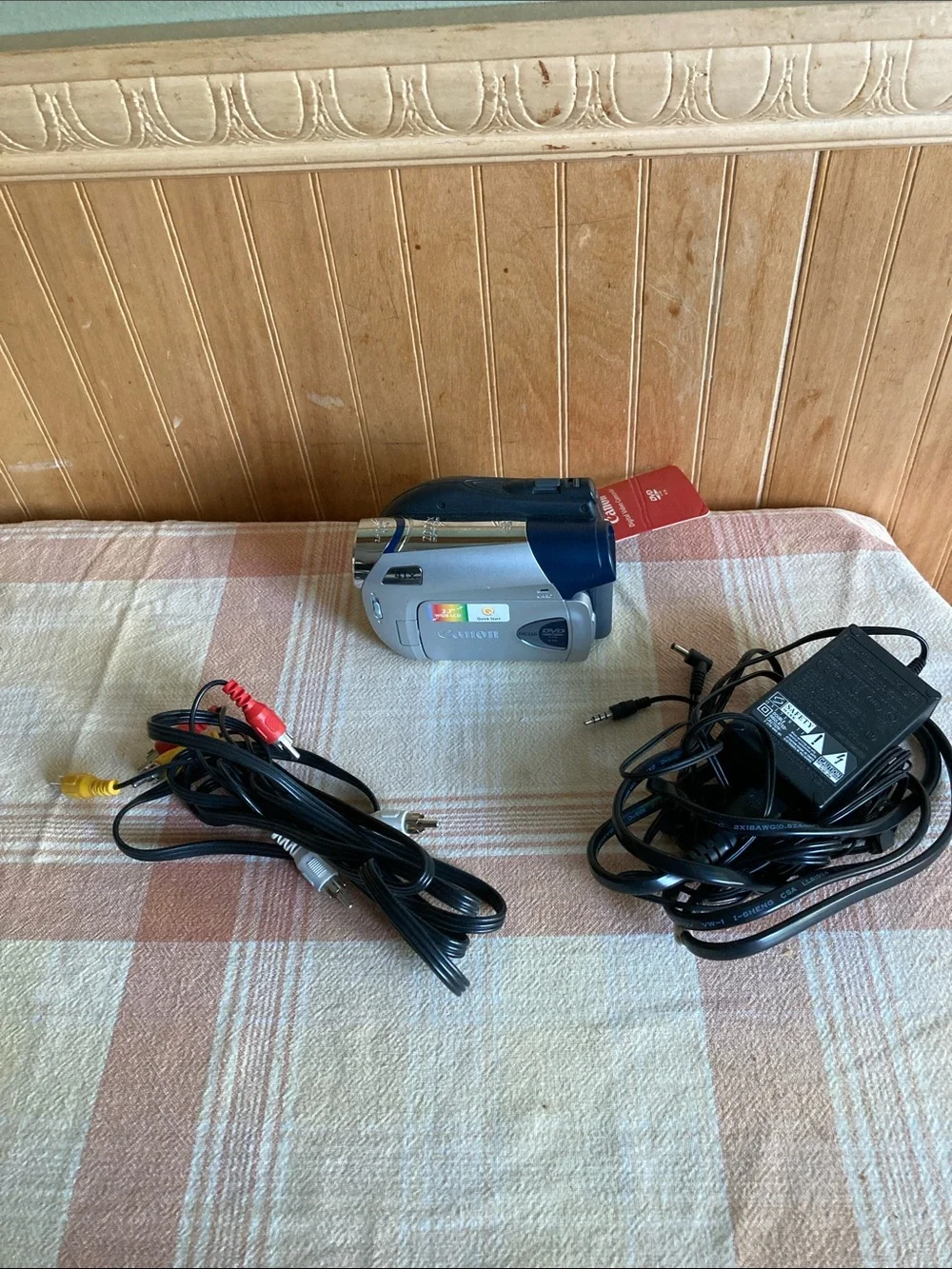 Canon Digital Video camcorder and accessories in black case